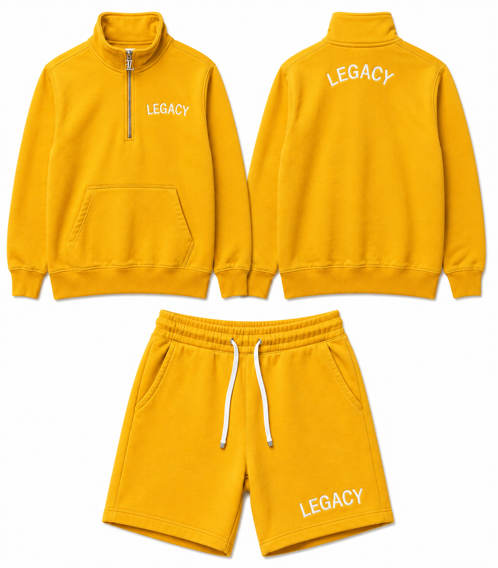 Quarter-Zip Pullover Set