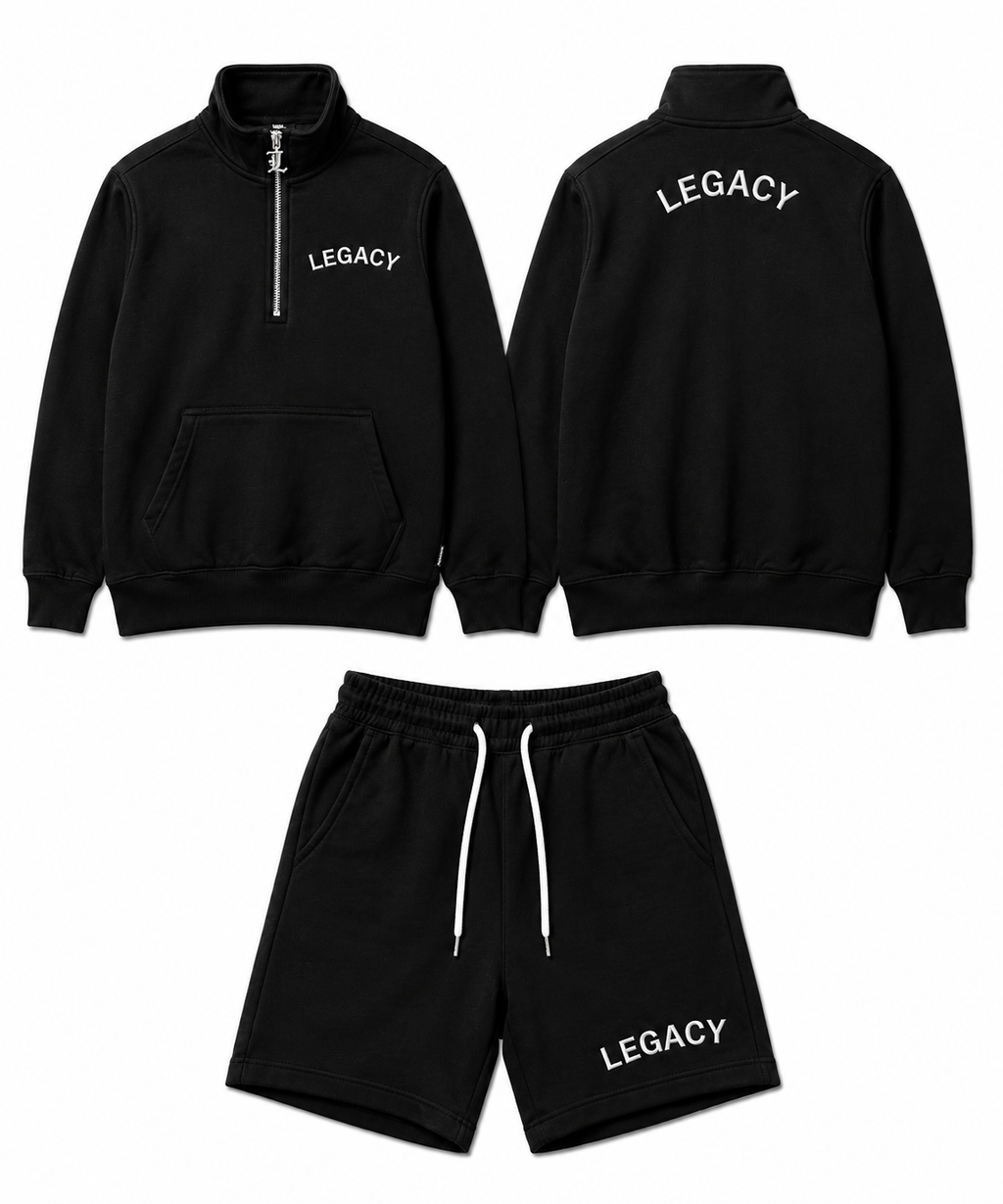 Quarter-Zip Pullover Set
