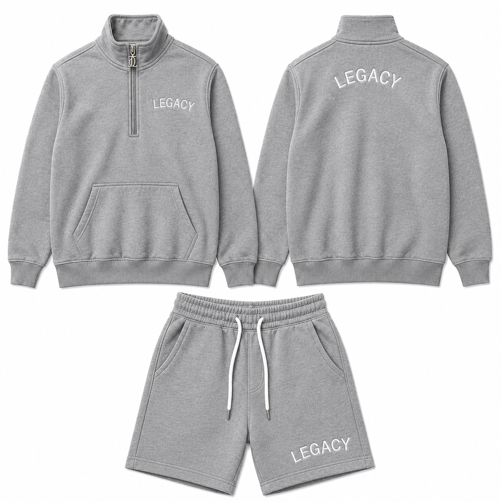Quarter-Zip Pullover Set
