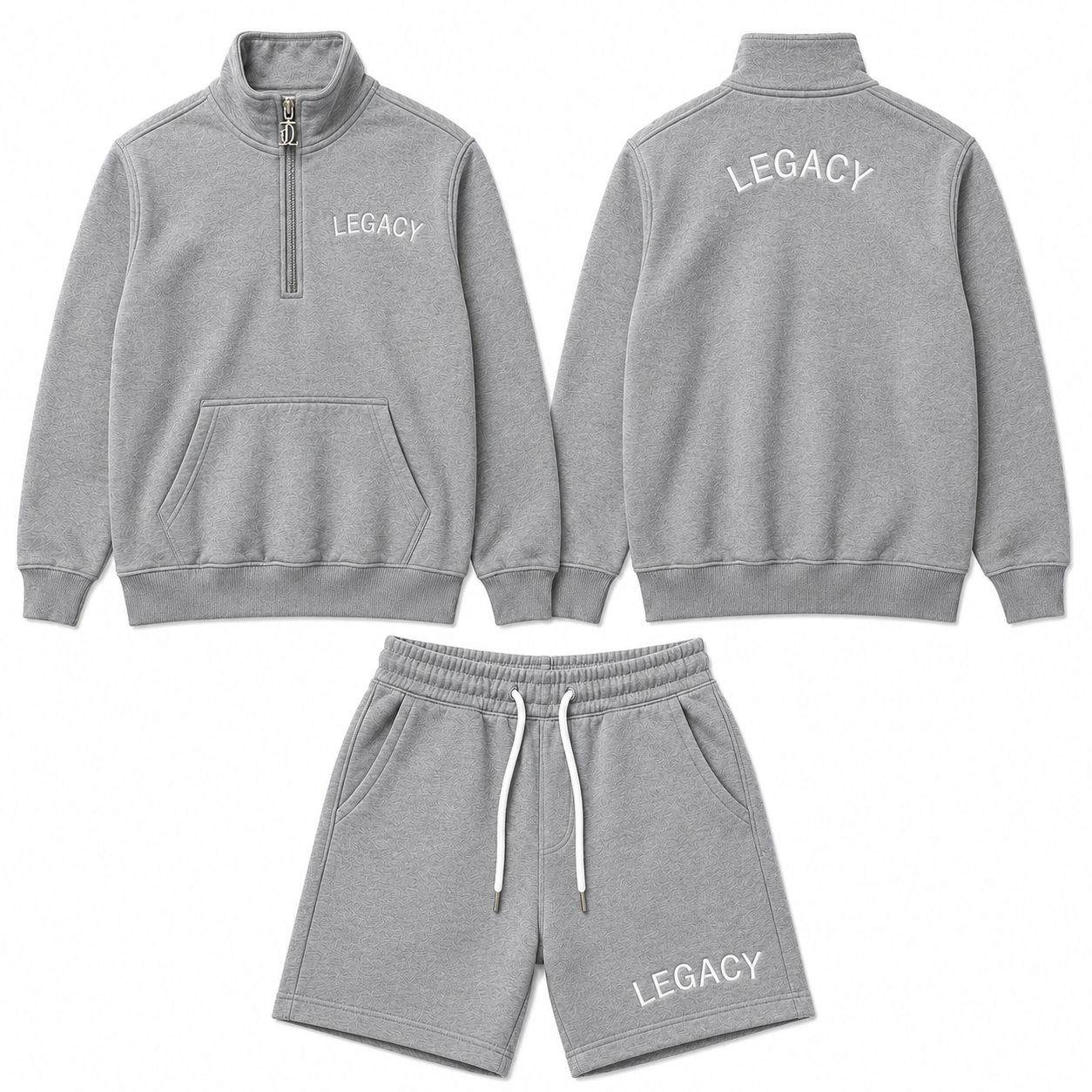 Quarter-Zip Pullover Set