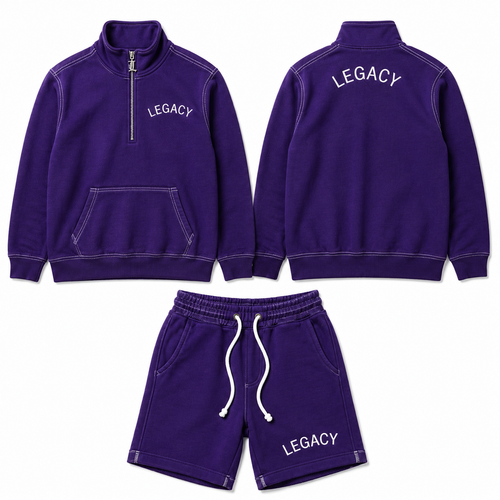 Quarter-Zip Pullover Set