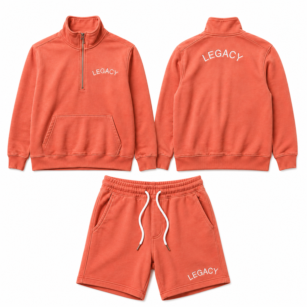 Quarter-Zip Pullover Set
