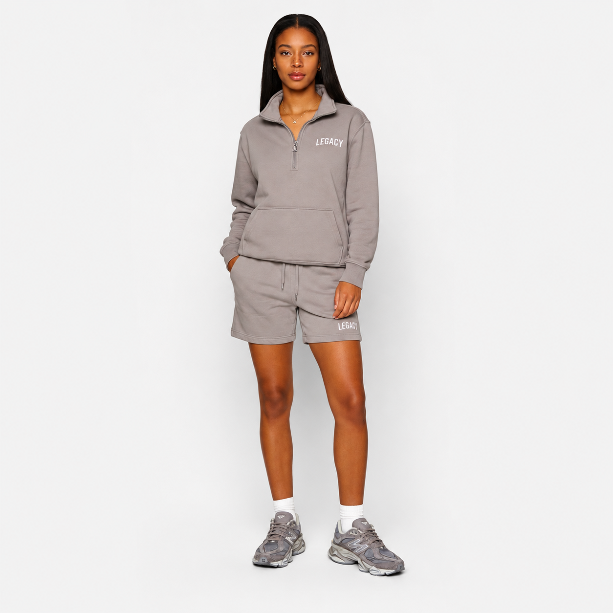 Quarter-Zip Pullover Set