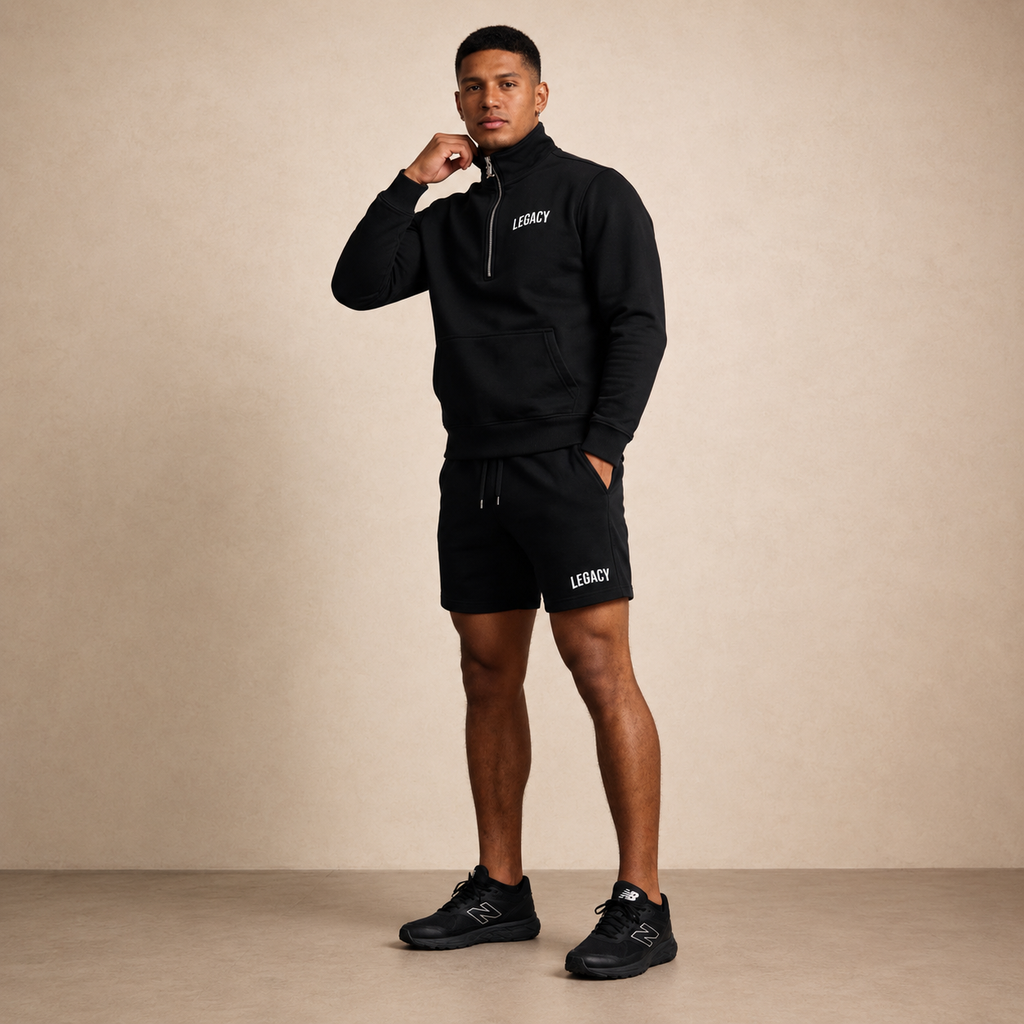 Quarter-Zip Pullover Set