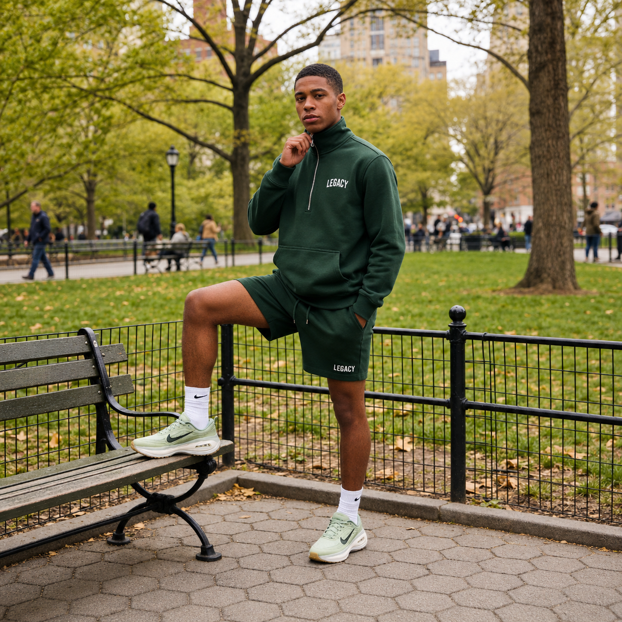 Quarter-Zip Pullover Set