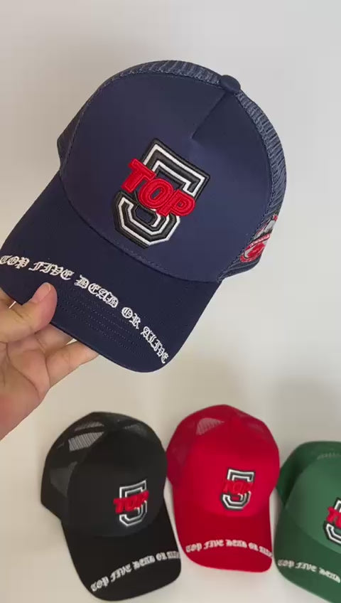 TOP FIVE (5) TRUCKER HAT